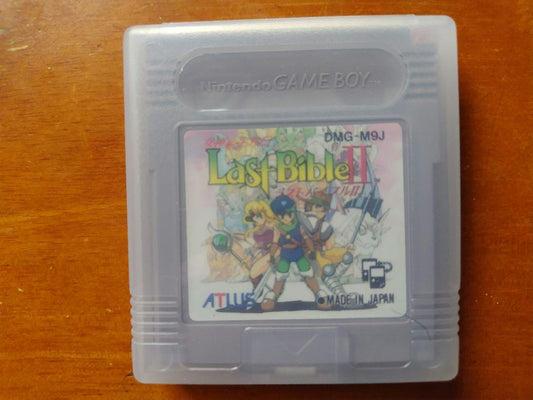 Last Bible II: Goddess Reborn Side Story Game Boy Software
