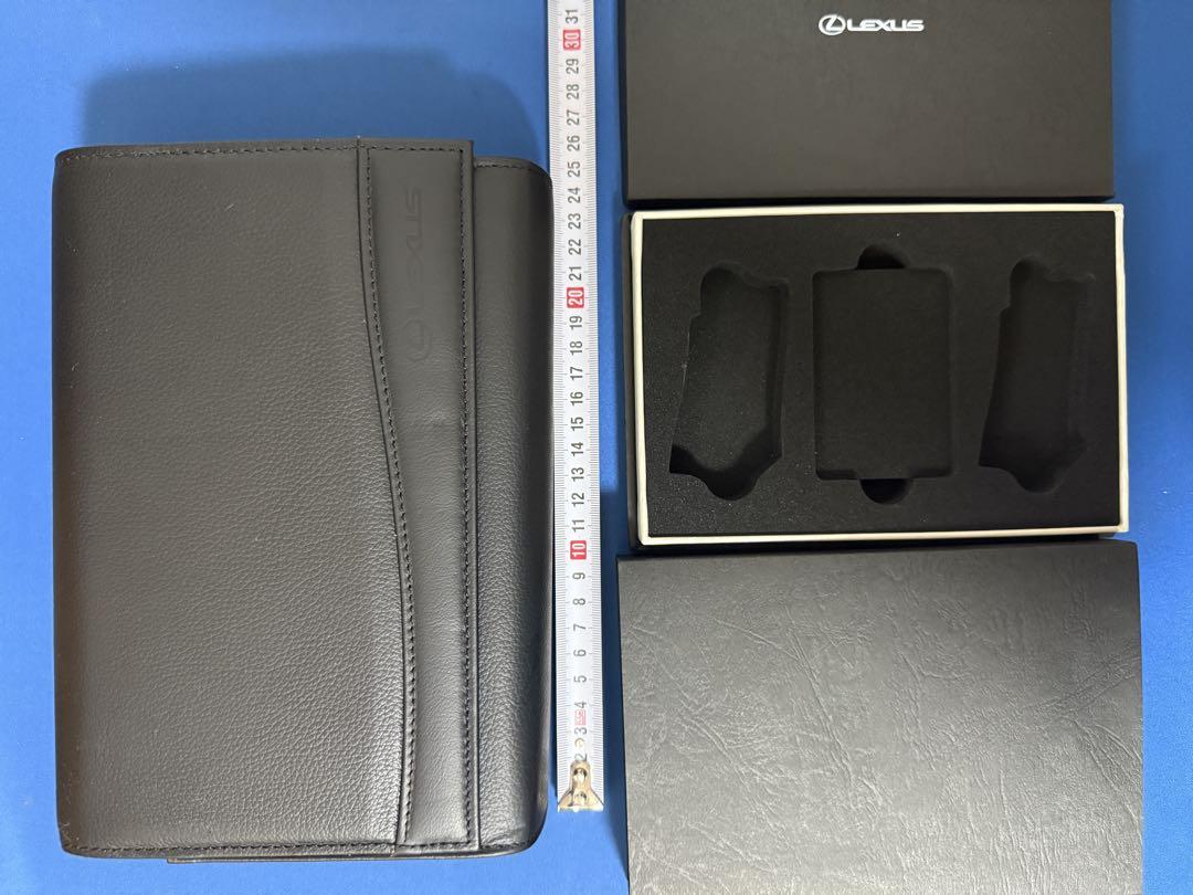 LEXUS NX350h Genuine Vehicle Inspection Certificate Case and Smart Key Card Box Set