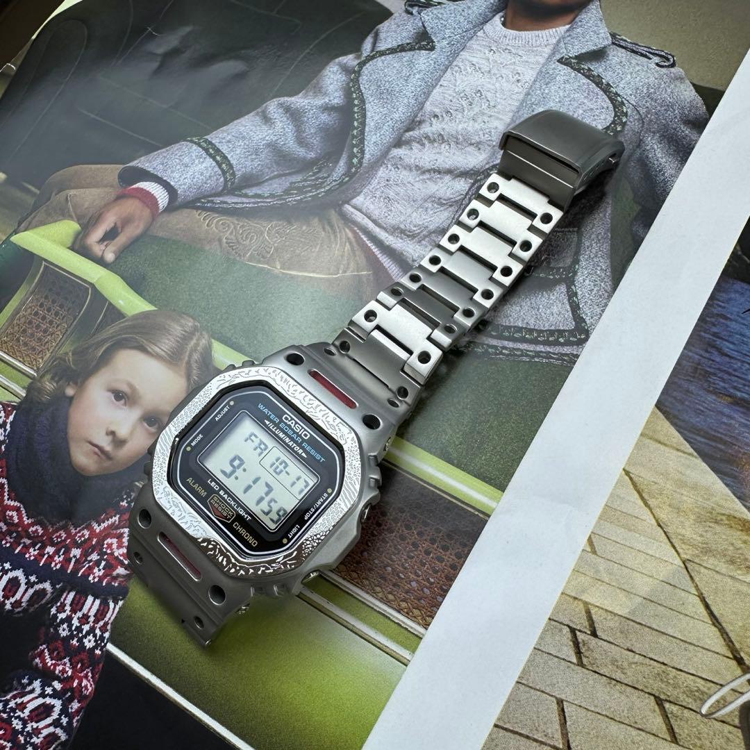 New Unused CASIO Digital Watch Custom Case DW5600UE with Original Box