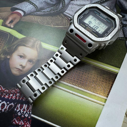 New Unused CASIO Digital Watch Custom Case DW5600UE with Original Box