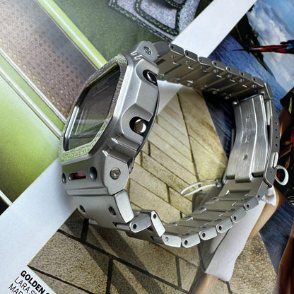 New Unused CASIO Digital Watch Custom Case DW5600UE with Original Box