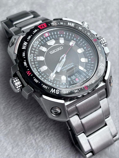 SEIKO 6A32-00E0 Perpetual Calendar Watch