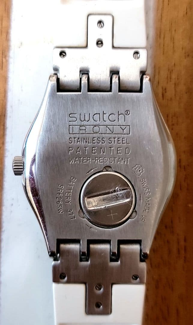 Swatch IBONY Watch (Quartz) Silver/White
