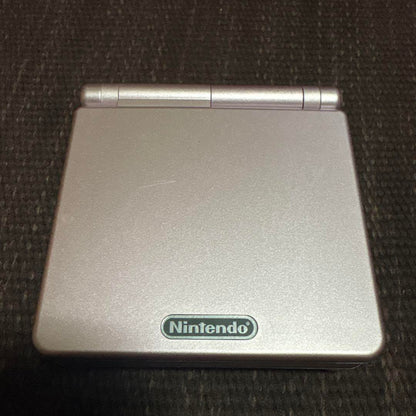 Game Boy Advance SP Pearl Pink Console with 2 Games and Original Charger