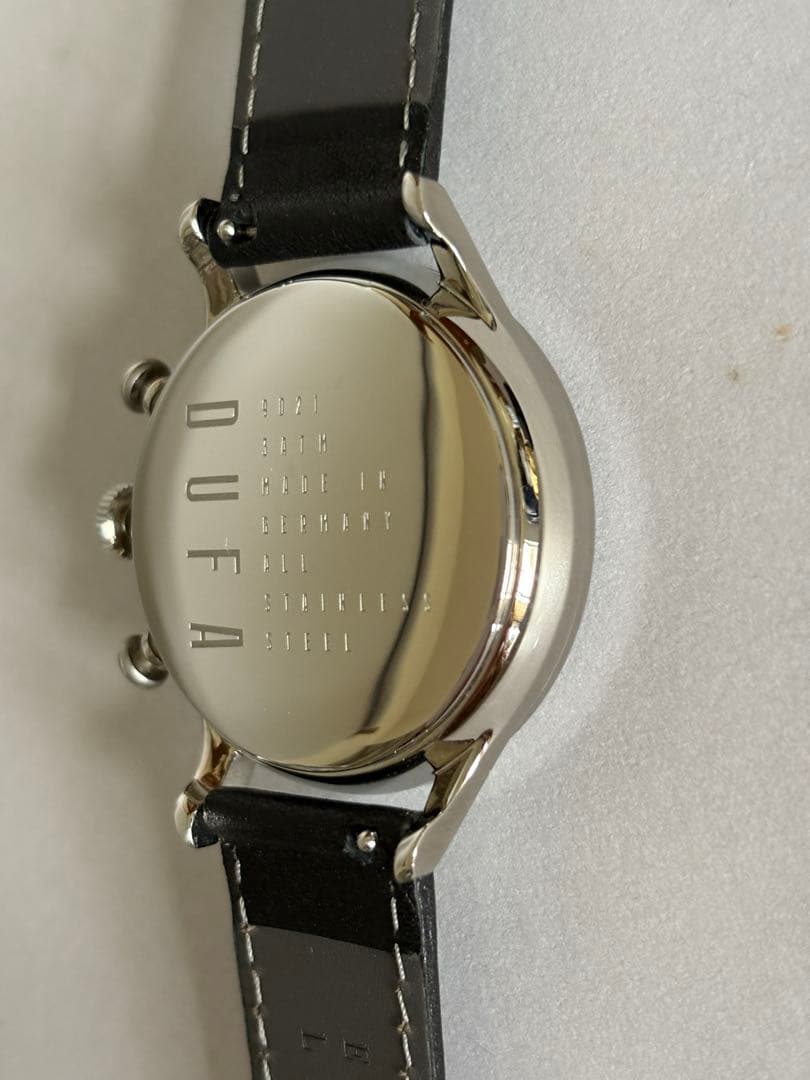 [New Unworn] DUFA • Dufa • Van der Rohe • All Black • Battery Replaced