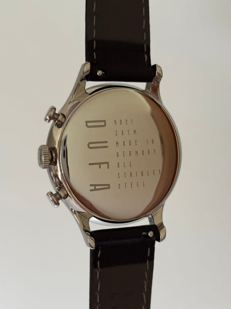 [New Unworn] DUFA • Dufa • Van der Rohe • All Black • Battery Replaced