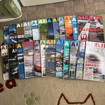 AIRLINE Magazine Set Multiple Issues Aviation Related