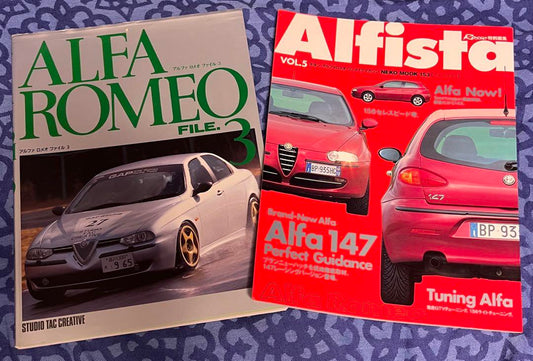 Alfa Romeo Magazine Set 3 and Alfista Vol.5