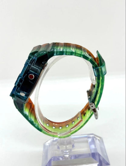 New G-SHOCK DW5600EP-9JF Custom New Silicon Rainbow