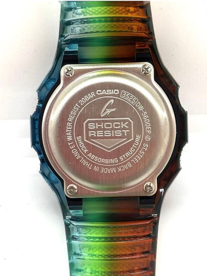 New G-SHOCK DW5600EP-9JF Custom New Silicon Rainbow