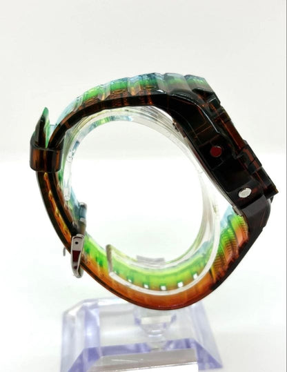 New G-SHOCK DW5600EP-9JF Custom New Silicon Rainbow