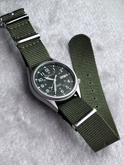 Popular SEIKO 7S26-00D0 Automatic Watch Green Dial