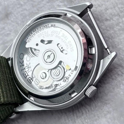 Popular SEIKO 7S26-00D0 Automatic Watch Green Dial