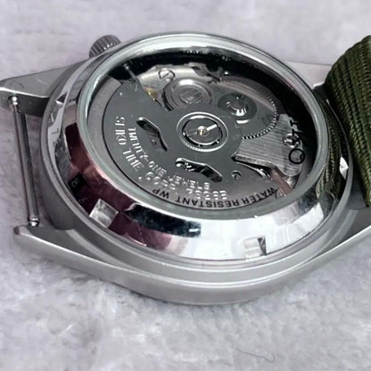 Popular SEIKO 7S26-00D0 Automatic Watch Green Dial