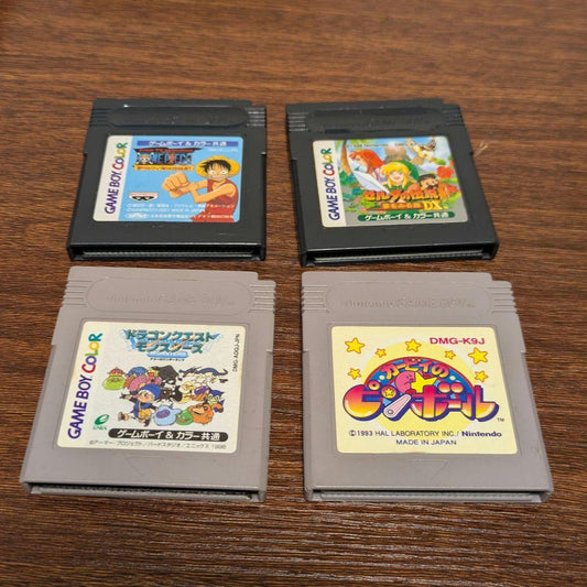 Game Boy Color The Legend of Zelda The Legend of Zelda: Dream Island DX Kirby's Pinball The Legend of One Piece: Luffy Pirates' Birth Dragon Quest Monsters