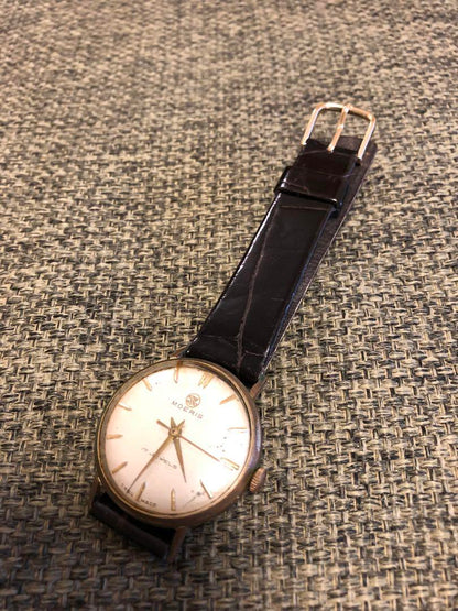 Operational Precious MOERIS Maurice Winding Watch New Revolving Belt