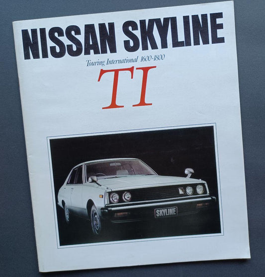 Nissan Skyline TI 5th Generation C211 Type After Minor Change Catalog (1979)