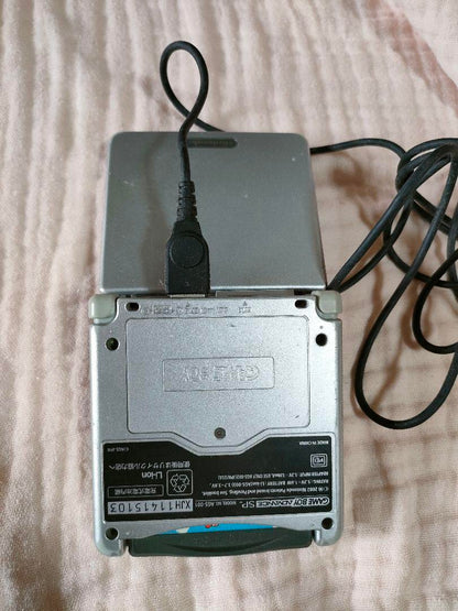 [Soft Included] Game Boy Advance SP Platinum Silver