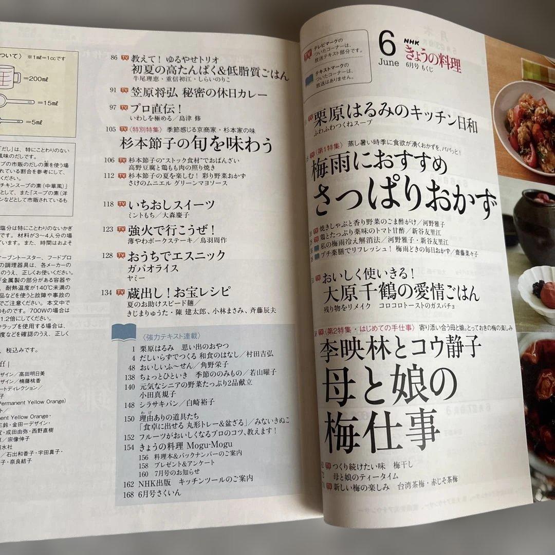 NHK Text Today's Cooking 2022 Recipe Book