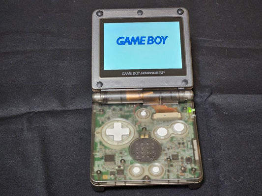 Brand New Exterior & IPS LCD V5 Equipped Game Boy Advance SP Clear Black