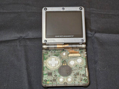 Brand New Exterior & IPS LCD V5 Equipped Game Boy Advance SP Clear Black