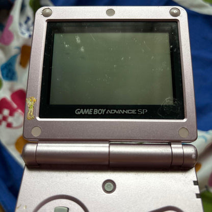 【Game Boy Advance SP Pink Console Only】No Charger