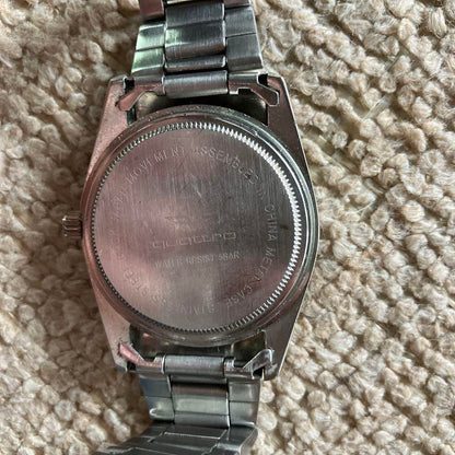 Beautiful Condition Quattro Silver Brown Watch