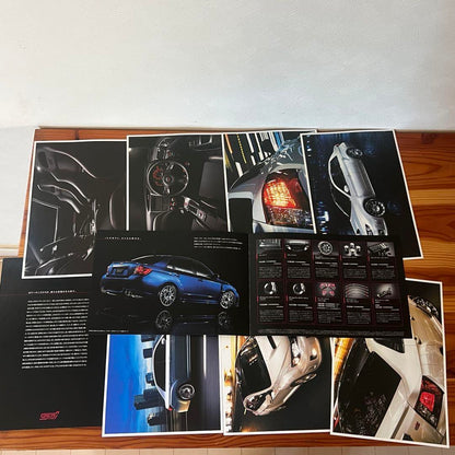 2-Book Set SUBARU WRX S210 Catalog Subaru WRX STI tS
