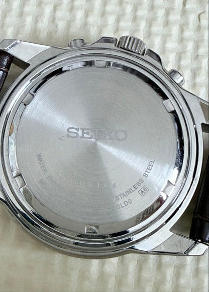 SEIKO Chronograph Watch Dark Green [SNAF09P1]