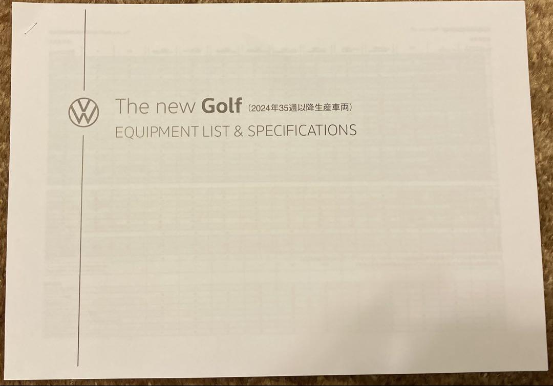 New and Rare Catalog Specification Table Accessories The New Golf December