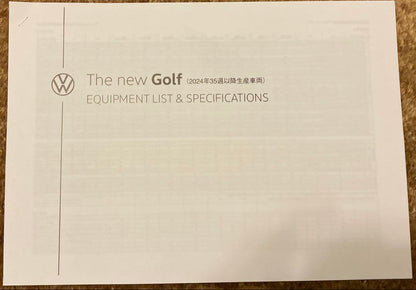 New and Rare Catalog Specification Table Accessories The New Golf December