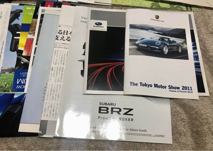 A Large Collection of Tokyo Motor Show 2011 Catalogs, Brochures, and Newspapers - 50 or More!
