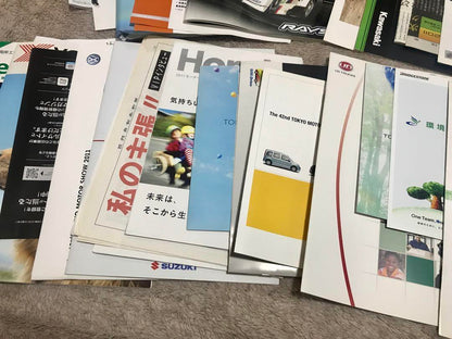 A Large Collection of Tokyo Motor Show 2011 Catalogs, Brochures, and Newspapers - 50 or More!