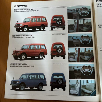 Mitsubishi First-Generation PAJERO & PAJEROMINI Catalog Set