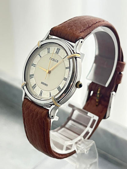 [Battery Replaced] SEIKO DOLCE Dolce Seiko Shell Watch