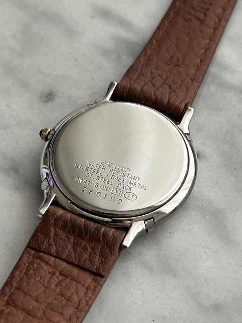 [Battery Replaced] SEIKO DOLCE Dolce Seiko Shell Watch