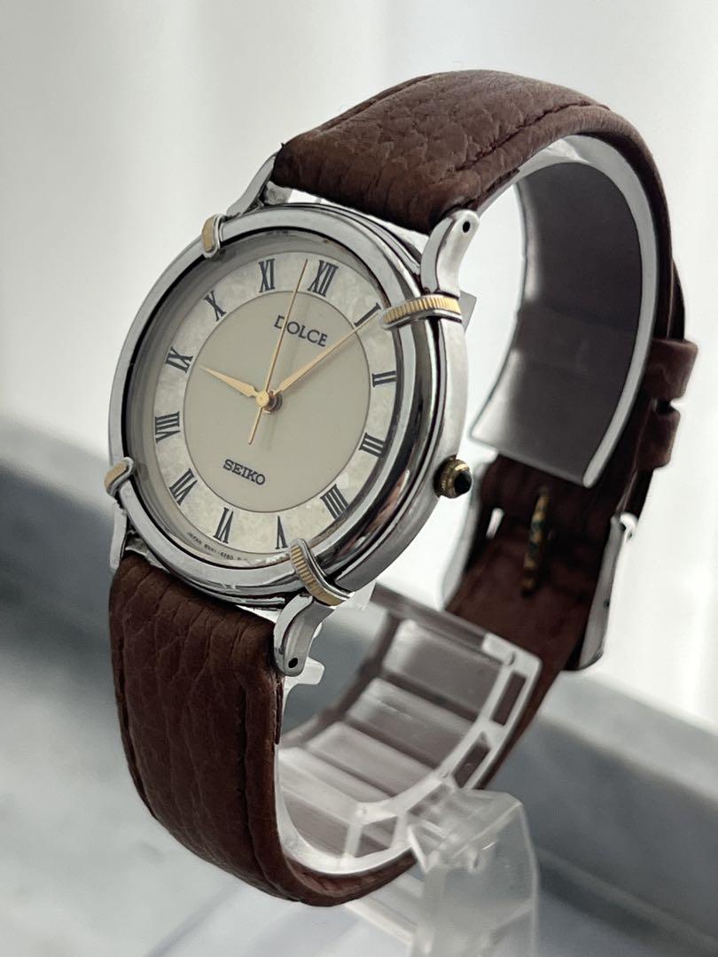 [Battery Replaced] SEIKO DOLCE Dolce Seiko Shell Watch
