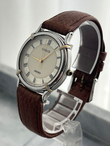 [Battery Replaced] SEIKO DOLCE Dolce Seiko Shell Watch