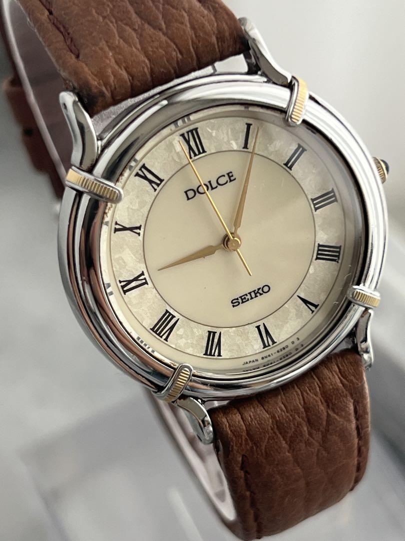 [Battery Replaced] SEIKO DOLCE Dolce Seiko Shell Watch