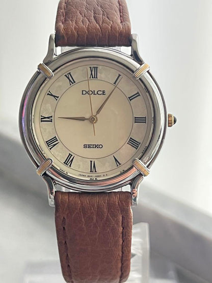 [Battery Replaced] SEIKO DOLCE Dolce Seiko Shell Watch