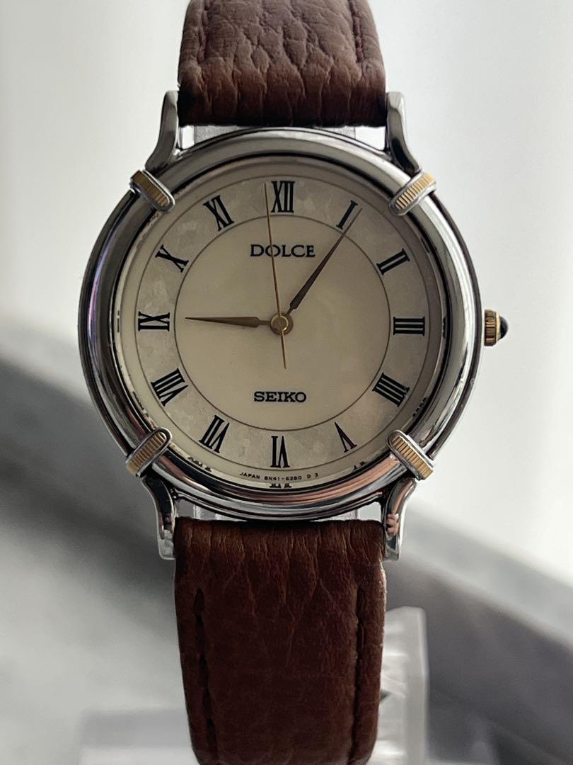 [Battery Replaced] SEIKO DOLCE Dolce Seiko Shell Watch