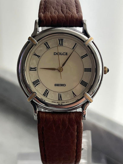 [Battery Replaced] SEIKO DOLCE Dolce Seiko Shell Watch
