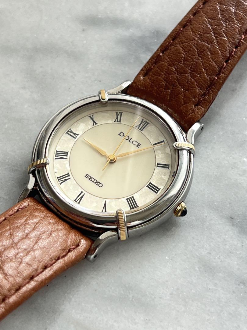 [Battery Replaced] SEIKO DOLCE Dolce Seiko Shell Watch