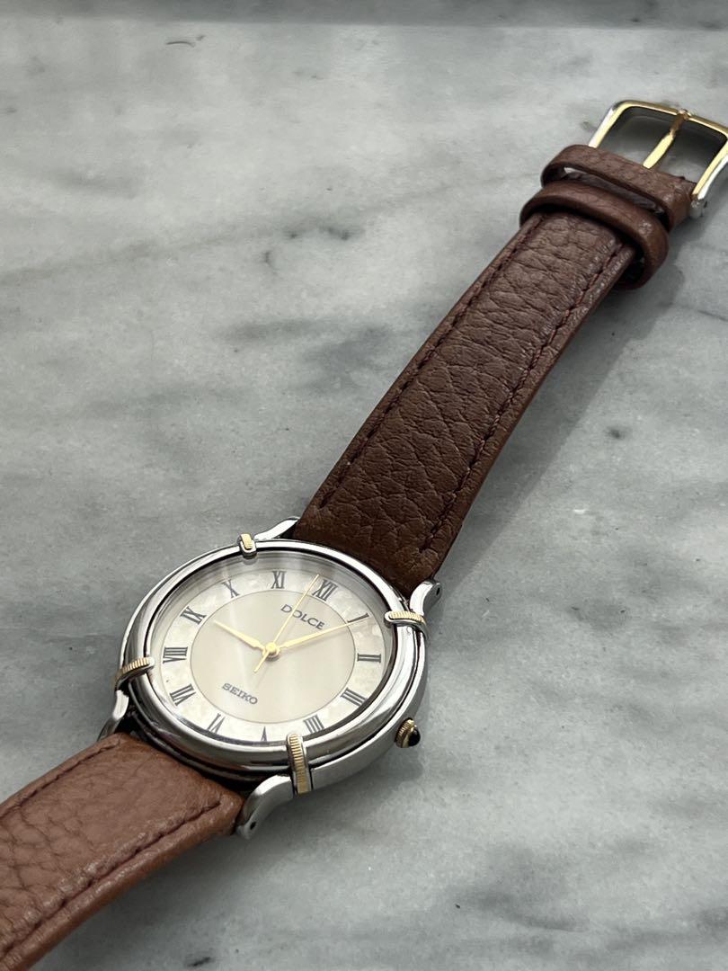 [Battery Replaced] SEIKO DOLCE Dolce Seiko Shell Watch