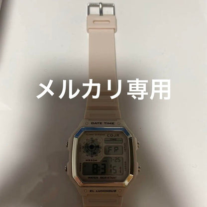 New Unworn Digital Watch  Pink LED Light Unisex