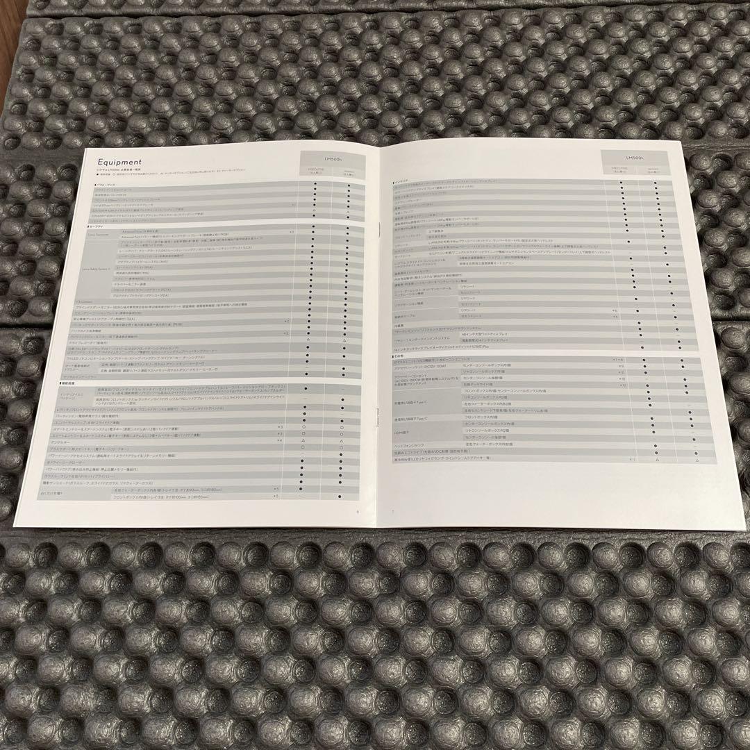 Lexus LM500h Vehicle Catalog and Option Catalog