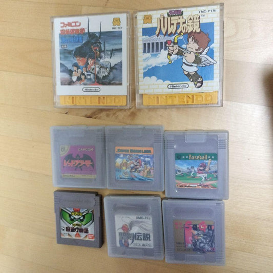 Game Boy Software Set 6 Pieces Disk System 2 Pieces