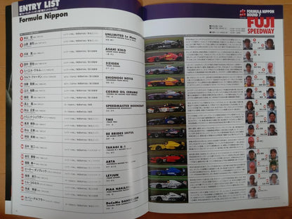 1999 Formula Nippon 7th Round Fuji Official Program for Sale