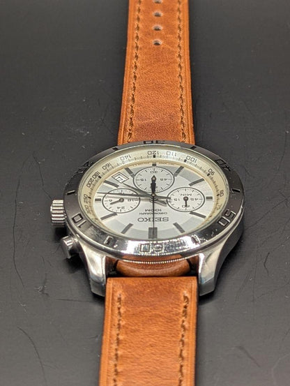 New SEIKO SEIKO 6T63-00E0 Quartz Chronograph Belt