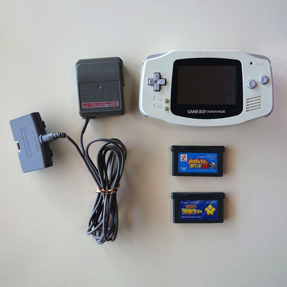 Game Boy Advance Console and Game Set with AC Adapter
